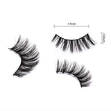 DYSILK Fake Eyelashes - False Eyelashes 3 Pairs 6D Mink lashify - Fluffy Lashes Natural Look Wispy Cat Eye Reusable Self Adhesive Lashes Pack Extension |003-0.8 inch