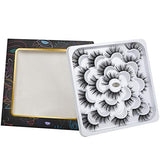 DYSILK Lashes Natural Look -10 Pairs 6D 15mm Faux Lashes Pack - Cat Eye Lashes Fluffy Eyelashes Fake Lashes Reusable False Eyelashes Wispy