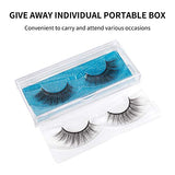 DYSILK Eyelashes Mink Lashes - Wispy Eyelashes 5 Pairs 6D Lashes Kit - False Lashes Natural Look Eye Lashes Cat Eye Fake Eyelashes Volume Lashes Strip | 006-15.2mm