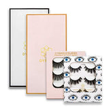 DYSILK Fake Eyelashes - False Eyelashes 3 Pairs 6D Mink lashify - Cat Eye Lashes Natural Look Wispy Fluffy Reusable Self Adhesive Pack Extension |001-0.7 inch