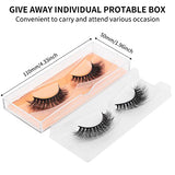 DYSILK Wispy Lashes False Eyelashes - Cat Eye Lashes 5 Pairs 6D Lash Extension Kit - Fluffy Lashes Fake Eyelashes Natural False Lashes Reusable Mink Lashes | Cat-Eye 8-15mm