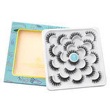 DYSILK Lashes Pack -10 Pairs 6D 12mm Faux Eyelashes - Mink Lashes Natural D Curl Reusable False Eyelashes Fake Eyelashes Soft