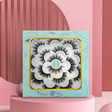 DYSILK False Eyelashes -10 Pairs 6D 19mm Faux Lashes Pack - Eyelashes Natural Look Reusable Cat Eye Lashes Mink Fake Eyelashes Wispy Fluffy Lashes Soft Extension