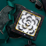 DYSILK Lashes Natural Look -10 Pairs 6D 15mm Faux Lashes Pack - Cat Eye Lashes Fluffy Eyelashes Fake Lashes Reusable False Eyelashes Wispy