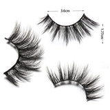 DYSILK Eyelashes False Lashes - Mink Lashes 5 Pairs 6D Fake Eye Lashes Natural Look - Wispy Eyelashes Strip Lash Faux Mink Lashes False Eyelashes Extensions Kit | 001-15mm