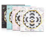 DYSILK Eyelashes Natural Look - 7 Pairs 6D Mink Lashes - False Eyelashes Fluffy Cat Eye Wispy Fake Lashes Soft Reusable 007