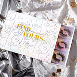 DYSILK Mink Lashes False Eyelashes - 12 Pairs Lashes 12 Styles Mixed Lash Extension - False Lashes D Curl Eyelash Clusters Wispy Lashes Natural Look Fluffy Fake Lashes Pack