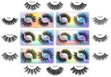 DYSILK Mink Lashes False Eyelashes - 12 Pairs Lashes 12 Styles Mixed Lash Extension - False Lashes D Curl Eyelash Clusters Wispy Lashes Natural Look Fluffy Fake Lashes Pack