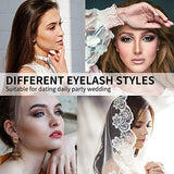 DYSILK Lashes False Eyelashes - 20 Pairs 6D 4 Styles Mixed Faux Mink lashes Thick Wispy Fluffy Natural - Fake Eyelashes Cat Eye Lashes Natural Look Reusable Lashes Pack| 10mm-20mm