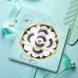 DYSILK 7 Pairs 6D Lashes Faux Mink Eyelashes Cat Eye Wispy Fluffy Natural Look False Eyelashes Long Lashes Pack Mink Lashes Soft Reusable Eye Lashes |004