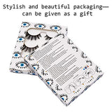 DYSILK Fake Eyelashes - False Eyelashes 3 Pairs 6D Mink lashify - Fluffy Lashes Natural Look Wispy Cat Eye Reusable Self Adhesive Lashes Pack Extension |003-0.8 inch