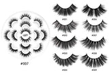 DYSILK Eyelashes Natural Look - 7 Pairs 6D Mink Lashes - False Eyelashes Fluffy Cat Eye Wispy Fake Lashes Soft Reusable 007