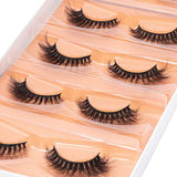 DYSILK Wispy Lashes False Eyelashes - Cat Eye Lashes 5 Pairs 6D Lash Extension Kit - Fluffy Lashes Fake Eyelashes Natural False Lashes Reusable Mink Lashes | Cat-Eye 8-15mm