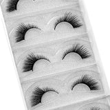 DYSILK Eyelashes Mink Lashes - 5 Pairs 6D Lashes Cat Eye Fake Eyelashes - Strip Lashes Reusable Faux Mink Eyelashes Lash Extension Kit | Angel 4mm-17mm