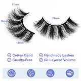 DYSILK False Eyelashes -10 Pairs 6D 16mm Faux Lashes Pack - Cat Eye Lashes Mink Fake Eyelashes Reusable Lashes Wispy Fluffy Natural Look Soft Extension Self Adhesive