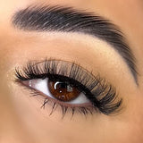 DYSILK 10 Pairs Lashes Faux Mink Eyelashes Russian Strip Lashes D Curl Wispy Fluffy Natural Look False Eyelashes Long Lashes Pack Mink Lashes Soft Reusable Eye Lashes | Cat 13mm