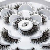 DYSILK Cat Eye Lashes -10 Pairs 6D 14.5mm Faux Lashes Pack - Fluffy Lashes Wispy Mink Natural Look Fake Lashes Reusable False Eyelashes