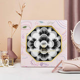 DYSILK 7 Pairs 6D Lashes Faux Mink Eyelashes Wispy Fluffy Natural Look False Eyelashes Long Lashes Pack Mink Lashes Soft Reusable Eye Lashes |006