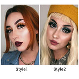 DYSILK False Eyelashes -10 Pairs Mixed Style 6D 15-16mm Faux Lashes Pack - Reusable Eyelashes Lashes Natural Look Mink Fake Eyelashes Wispy Fluffy Cat Eye Lashes Soft Extension