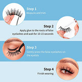 DYSILK False Mink Eyelashes - 16 Pairs 6D Faux Lashes Wispy Fluffy Natural Look - Fake Eyelashes Reusable Soft Multi Layers Cat Eye False Lashes| 18mm