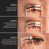 DYSILK Eyelash Curler Eyelashes Natural Long Lasting With 4PCS Silicone Replacement Pads Fit All Eye Shape Ergonomic Design No Hurt Eyelids|With Flannel Bag