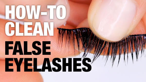 How to Clean Your False Eyelashes the Right Way