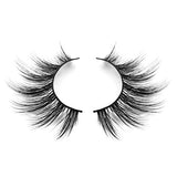 DYSILK Fake Eyelashes -10 Pairs 6D 17mm Faux Lashes Pack - Lashes Natural Look Reusable Mink False Eyelashes Wispy Fluffy Cat Eye Lashes