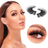 DYSILK Lashes Wispy Eyelashes - False Eyelashes 5 Pairs 6D Mink Lashes - Fake Eyelashes Natural Look Like Extensions Strip Lashes Fluffy Lash Pack | 007-18mm