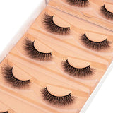 DYSILK Lashes Wispy Eyelashes - Mink Lashes 5 Pairs 6D Faux Eyelash Extension - False Eyelashes Mink Lash Natural Look Fake Eyelash Reusable Strip Lash Kit | Wispy-10-15mm