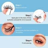 DYSILK False Mink Eyelashes - 16 Pairs 6D Faux Lashes Wispy Fluffy Natural Look - Fake Eyelashes Reusable Soft Multi Layers Cat Eye False Lashes| 18mm